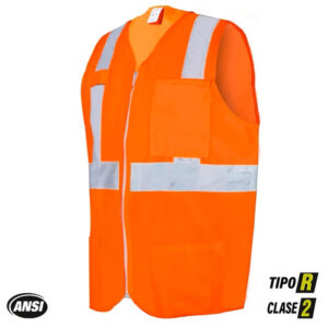 CHALECO ALTA VISIBILIDAD ANSI TIPO R CLAEE4 2
