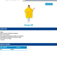 PONCHO SIN MANGAS