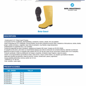 BOTA GASOIL  CON CASQUILLO DIELECTRICO