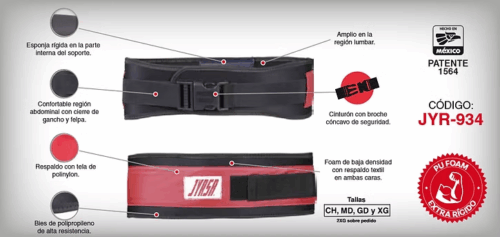 SOPORTE SACROLUMBAR RÍGIDO DE 5 " - Imagen 2