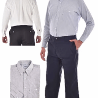 CAMISA CASUAL CUADROS AZUL PARA HOMBRE