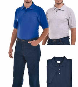 PLAYERA TIPO POLO PARA HOMBRE Y MUJER  M/C