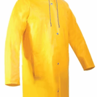 IMPERMEABLE TIPO GABARDINA AMARILLO LARGO