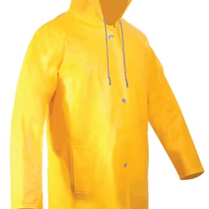 IMPERMEABLE TIPO CAPA MANGA CORTA